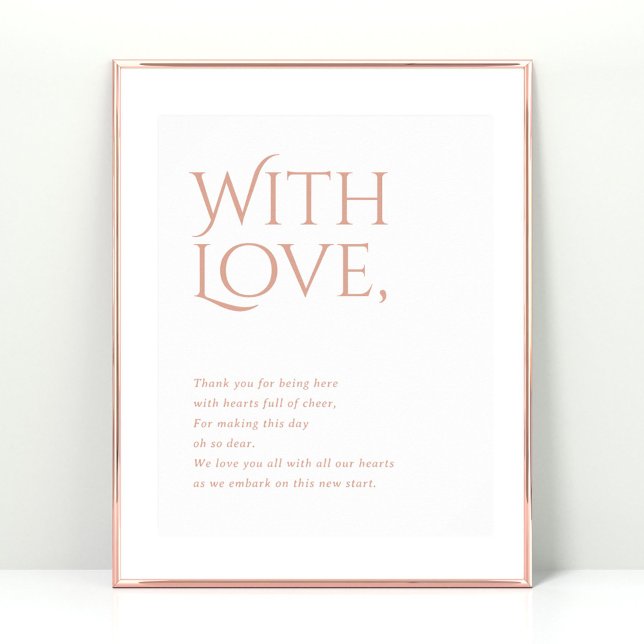 Affiche Norwich Mariage Merci pour assister au panneau (Créateur téléchargé)