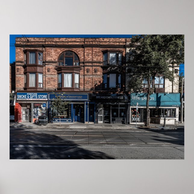 Affiche Nos 736 - 742 Queen St E 1 Version couleur (Devant)