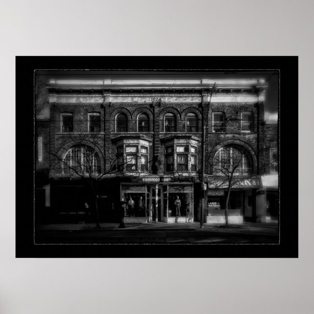 Affiche Nos 758 - 766 Queen St E 4 avec frontière (Devant)