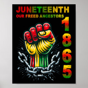 Affiche Nos Ancêtres Africains Libérés, Junet1865 Est Fr