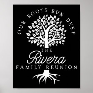 Affiche Nos racines sont profondes Chemises de réunion de