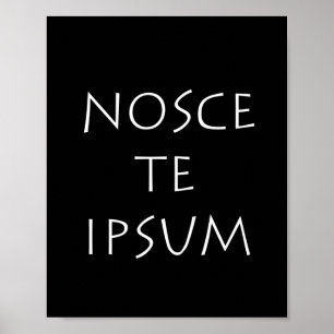 Affiche Nosce et ipsum