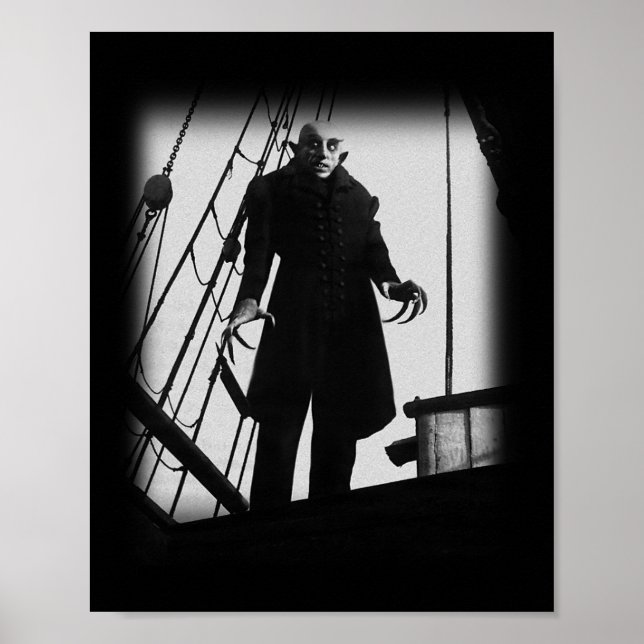Affiche Nosferatu Vampire Horreur Dracula Vlad Tepes Poste (Devant)