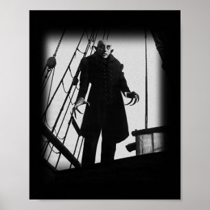 Affiche Nosferatu Vampire Horreur Dracula Vlad Tepes Poste
