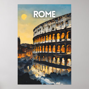 Affiche Nostalgique des voyages à Rome