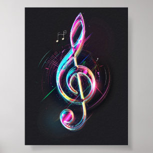 Affiche Note musicale