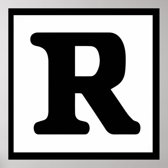 Affiche Note R (Devant)