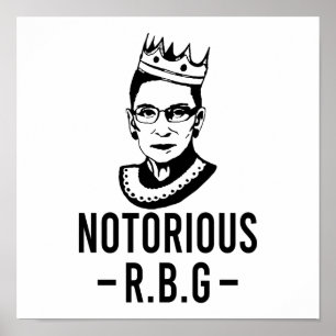 Affiche Notorious RBG, Ruth Bader Ginsburg