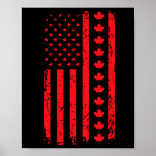 Affiche Notre 51e État d'Amérique Drapeau américain avec C