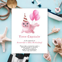 Notre bébé phoque capsule temporelle 1er anniversa