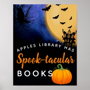 Affiche Notre bibliothèque a des livres parlants classe