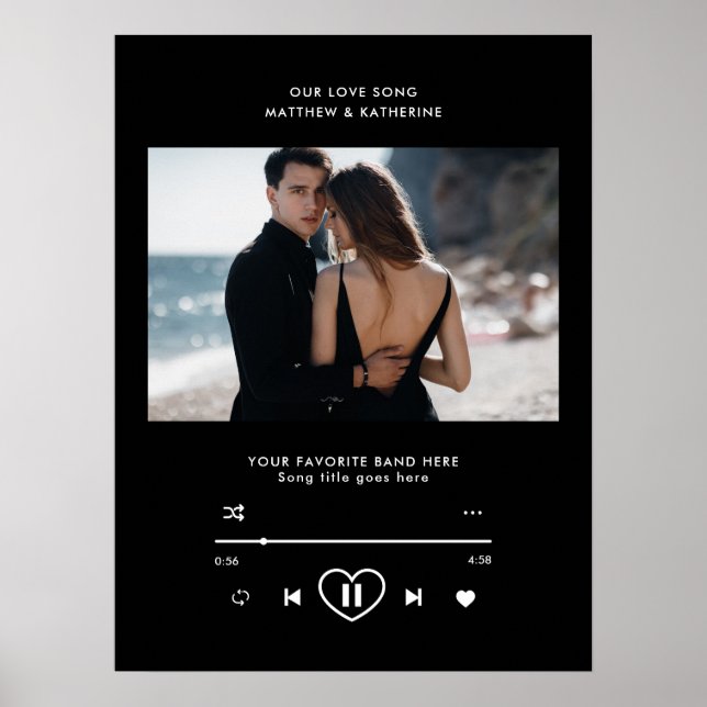 Affiche Notre Chanson d'Amour Chanson de Mariage photo noi (Devant)