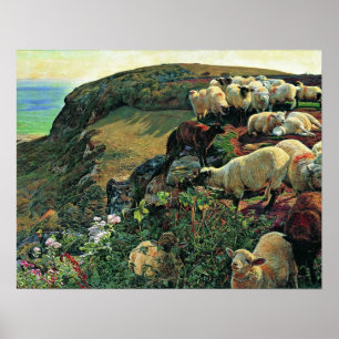 Affiche Notre côte anglaise par William Holman Hunt