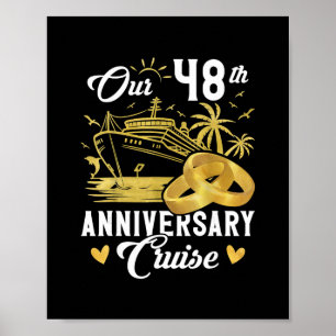 Affiche Notre couple pour les vacances de croisière dorée