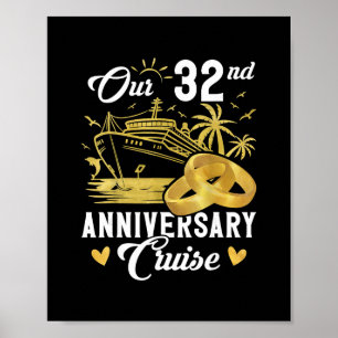 Affiche Notre couple pour les vacances de croisière dorée