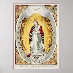Affiche Notre-Dame de Guadalupe