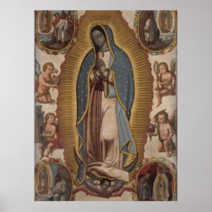 AFFICHE NOTRE DAME DE GUADALUPE (40X53 DE PLUS)