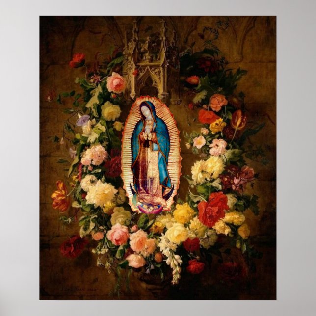 Affiche Notre-Dame de Guadalupe, Nuestra Señora de Guadalu (Devant)