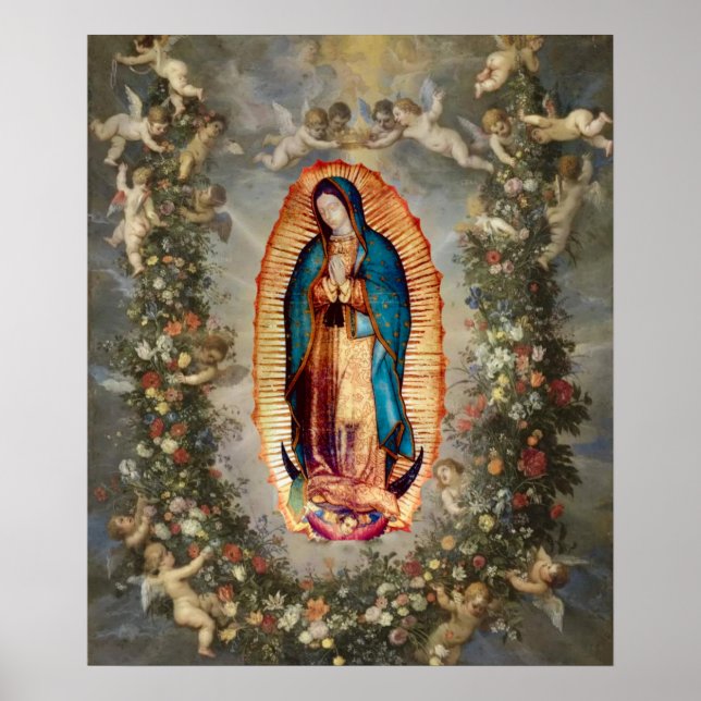 Affiche Notre-Dame de Guadalupe, Nuestra Señora de Guadalu (Devant)