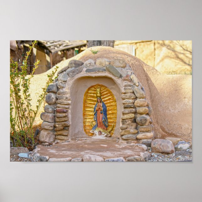 Affiche Notre-Dame de Guadalupe, Ranchos De Taos, Nouveau- (Devant)