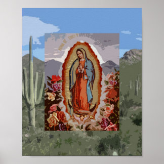 Affiche Notre-Dame de Guadalupe Sonoran