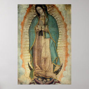 Affiche Notre Dame de Guadalupe Tilma réplique de l'affich