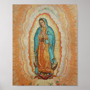 Affiche Notre Dame De Guadalupe Version