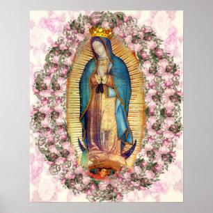 Affiche Notre-Dame de Guadalupe Vierge Marie 2003