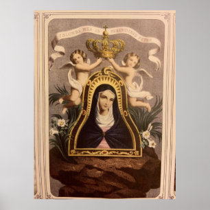 Affiche Notre-Dame de la grotte