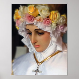AFFICHE NOTRE DAME DE LA SALETTE IMAGE DÉVOTIONNELLE.