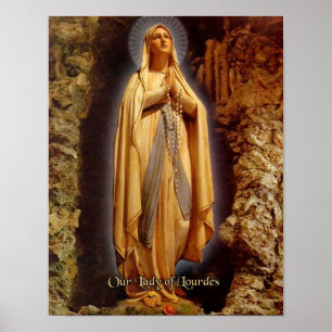 Affiche Notre Dame de Lourdes