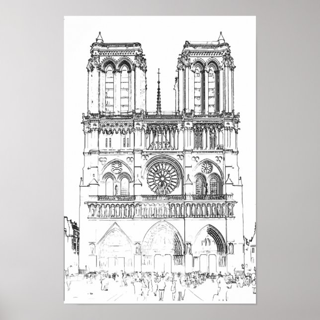 Affiche Notre Dame de Paris (Devant)
