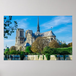 Affiche Notre Dame de Paris en France