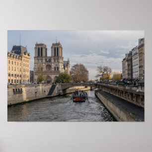 Affiche Notre Dame de Paris, France