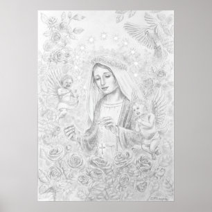 Affiche Notre-Dame du Rosaire