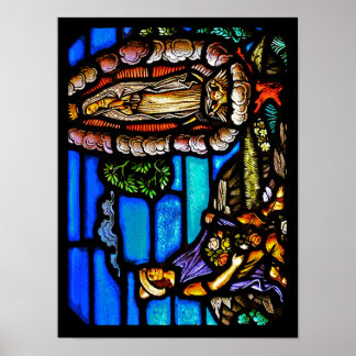 Affiche Notre Dame Guadalupe Nuestra Senora Vitrail