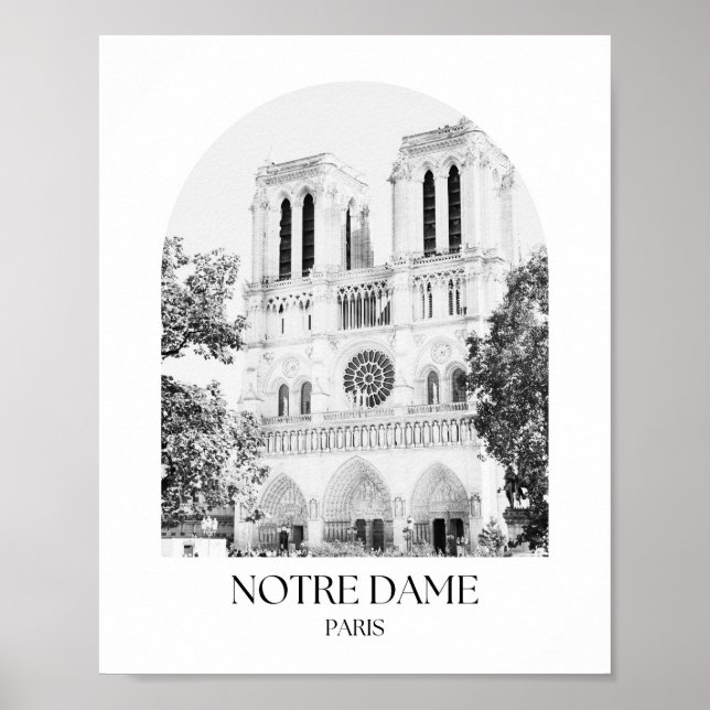 Affiche Notre Dame Paris Arch (Devant)