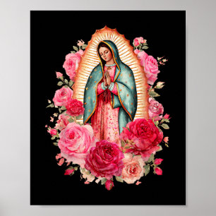Affiche Notre Dame Virgen De Guadalupe Sainte Vierge Marie