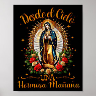 Affiche Notre Dame Virgen De Guadalupe Sainte Vierge Marie