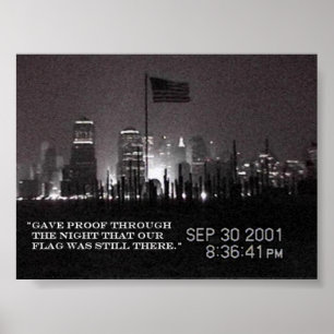 AFFICHE NOTRE DRAPEAU ÉTAIT TOUJOURS LÀ