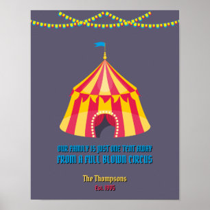 Affiche Notre famille n'est qu'à une tente