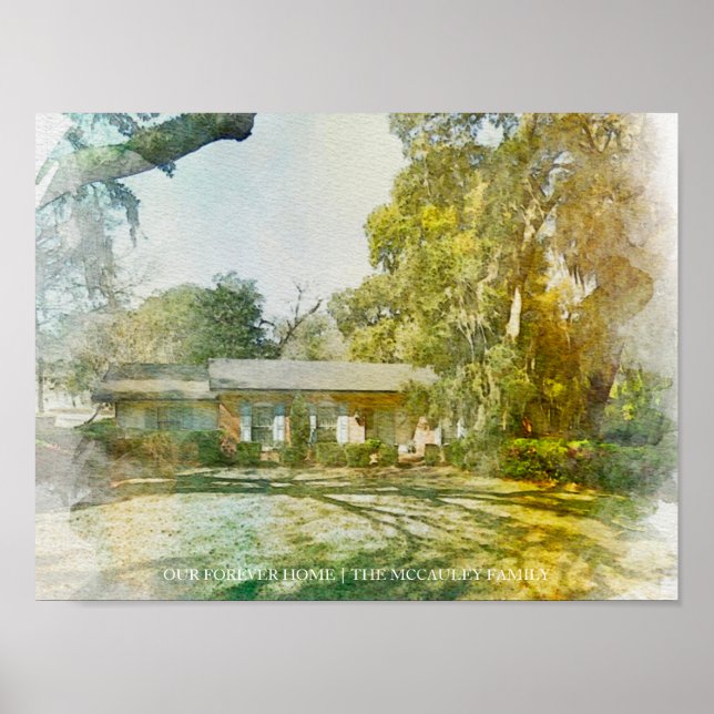 Affiche Notre Forever Home Custom House Portrait TEST (Devant)