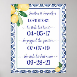 Affiche Notre histoire d'amour Meilleur jour Mariage médit