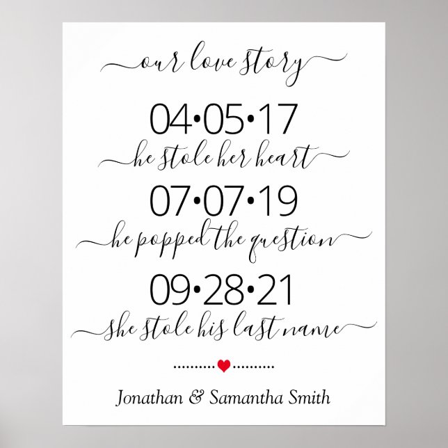 Affiche Notre histoire d'amour Meilleur jour oui jour mari (Devant)