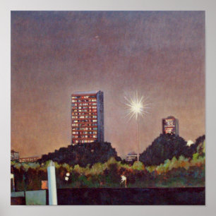 Affiche Notre lune moderne