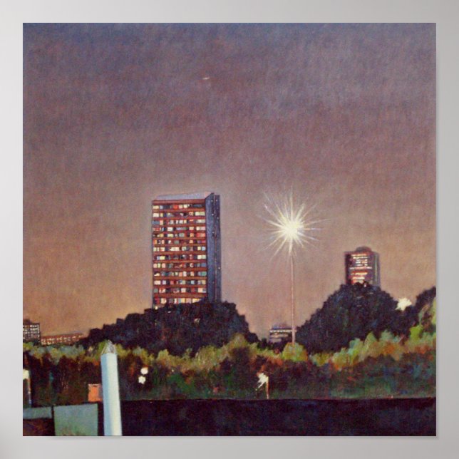 Affiche Notre Lune moderne (Devant)