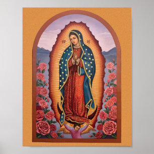 Affiche Notre Madame de Guadalupe