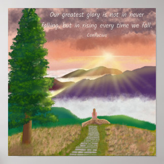 Affiche Notre Plus Grande Gloire N'Est Pas En Train De Tom