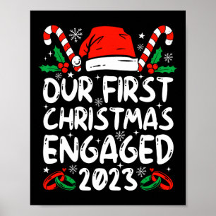 Affiche Notre premier Noël 2023 Couples Famille Xm