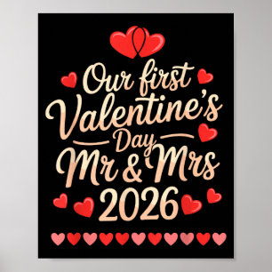 Affiche Notre Premier Saint-Valentin En Tant Que Monsieur